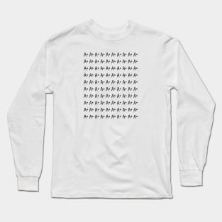 A+ Pattern - for the Best or the Winner Long Sleeve T-Shirt